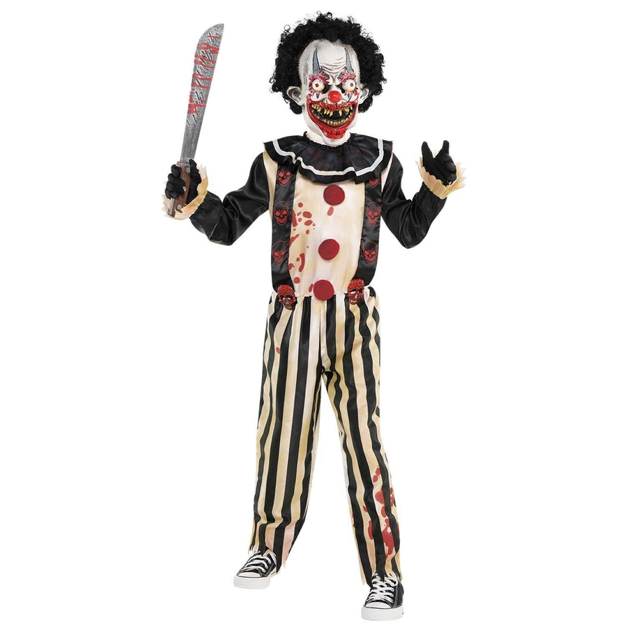 Teen Boys Amscan Slasher Clown Halloween Costume - 12-14 Years