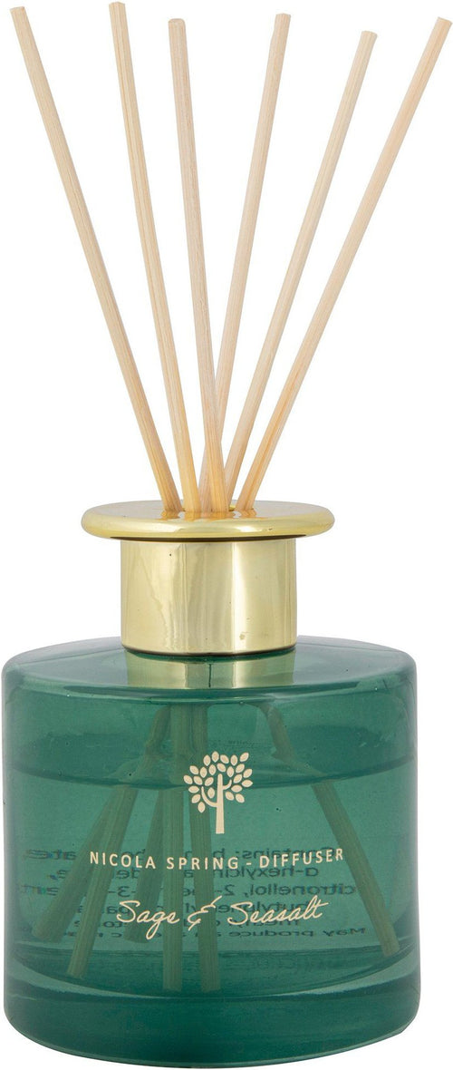 200ml Glass Reed Diffusers - Sage & Seasalt