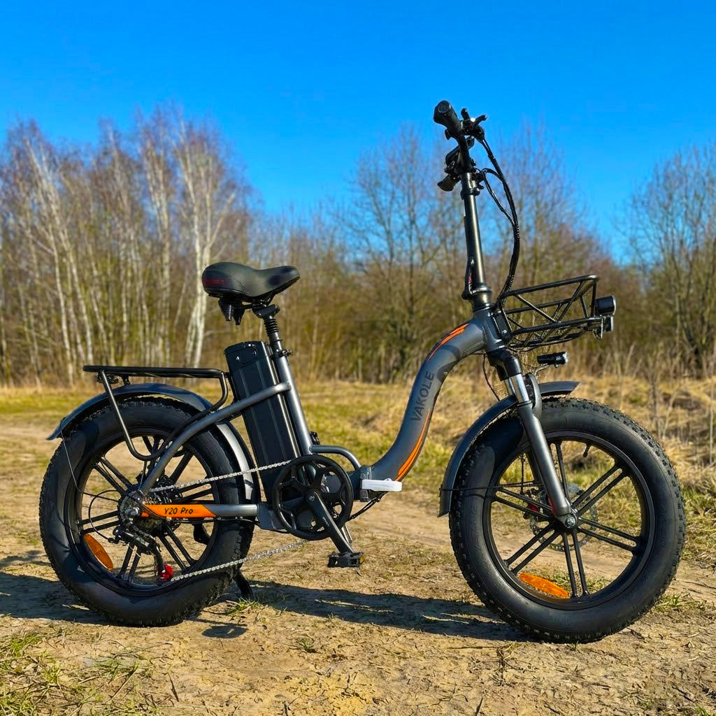 Vakole Y20 Pro 20-Inch Fat Tire Foldable Step-Through Electric Bike with 48V 30Ah 1440Wh Battery
