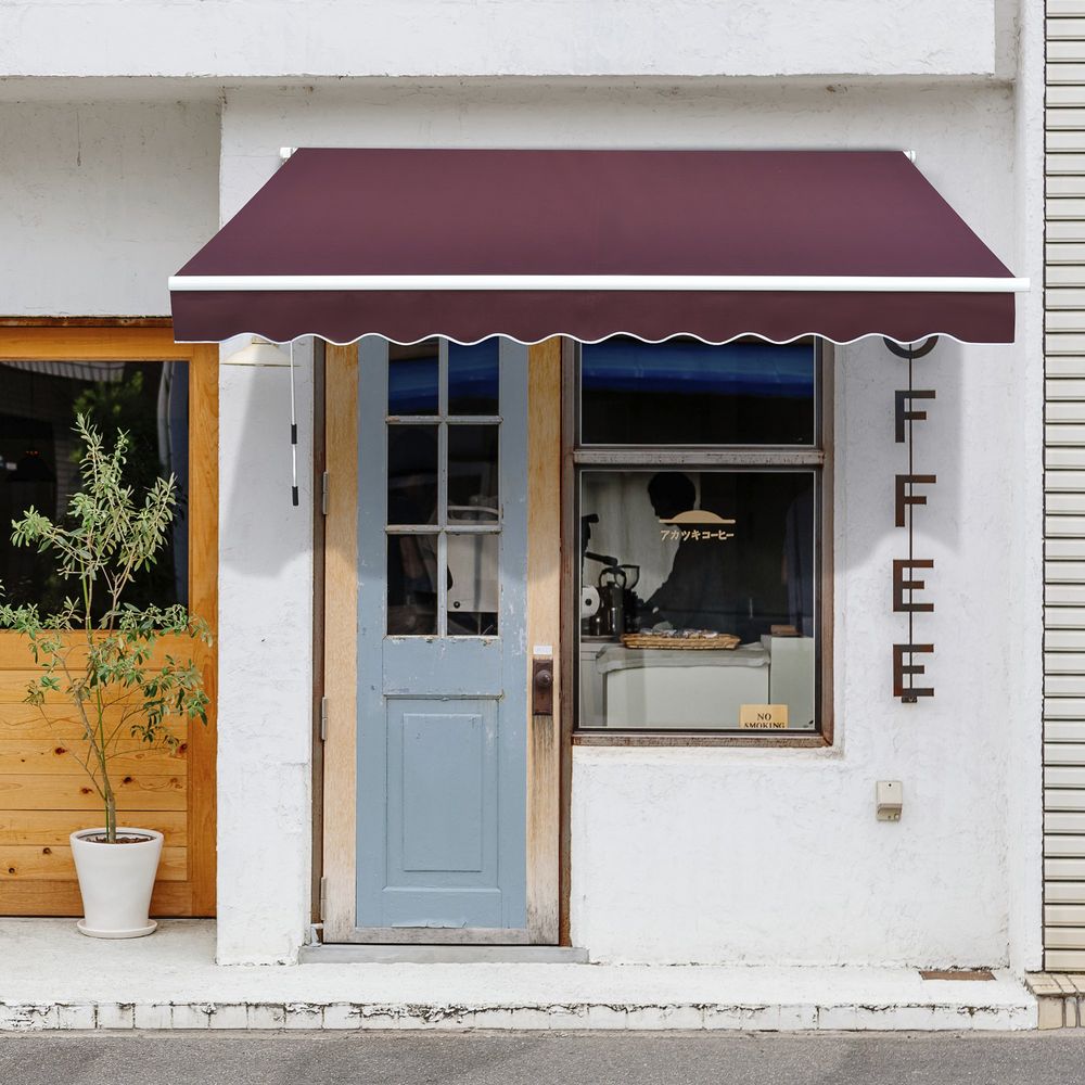 Manual Retractable Awning, size (4m x 3m)