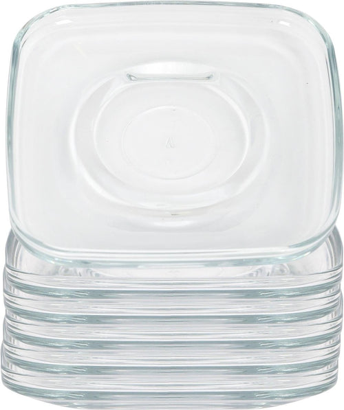 12.5cm Cozy Glass Espresso Saucers - Pack of Six