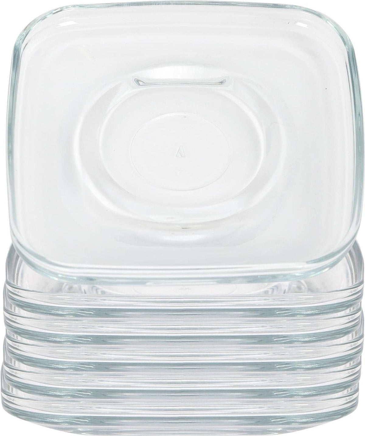 12.5cm Cozy Glass Espresso Saucers - Pack of Six