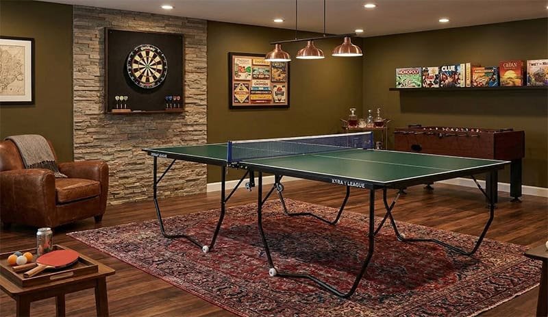Air League Hit Indoor Table Tennis Table Green