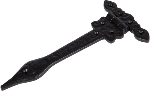 230mm Black Ornate T-Hinge