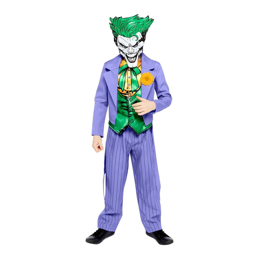 Child Joker Comic Style Costume - 4-6 Years