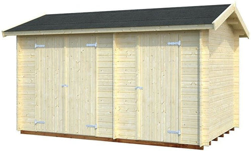 13'5 x 8'5 Palmako Jari (28mm) Premium Nordic Shed (4.1m x 2.6m)