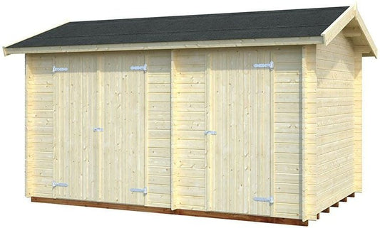 13'5 x 8'5 Palmako Jari (28mm) Premium Nordic Shed (4.1m x 2.6m)