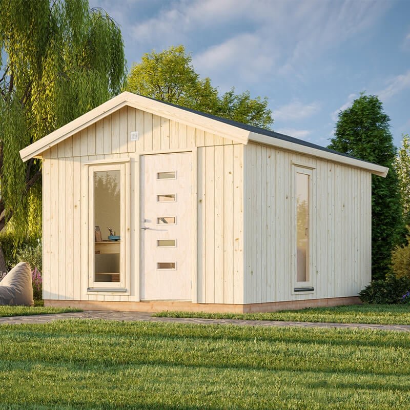 Palmako Ly 3.3m x 4.5m Garden Room Garden House (19mm)