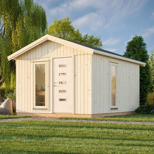 Palmako Ly 3.3m x 4.5m Garden Room Garden House (19mm)