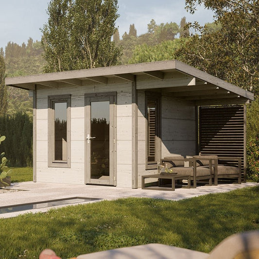 Palmako Grace 3m x 2.9m Pent Log Cabin (56mm)