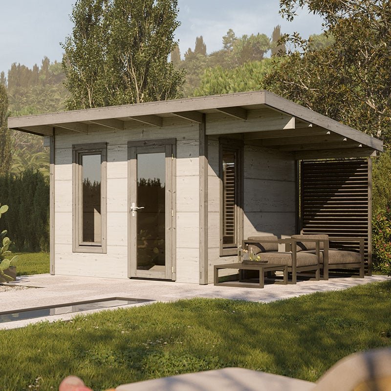 Palmako Grace 3m x 2.9m Pent Log Cabin (56mm)