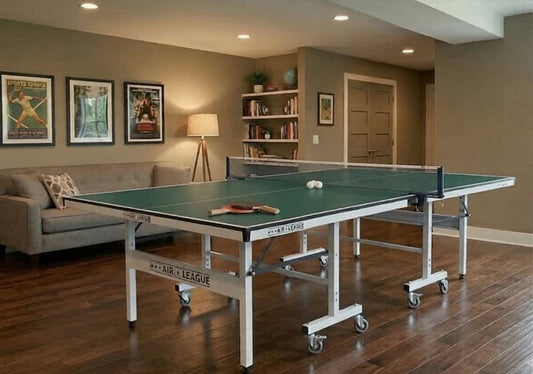 Air League Match Indoor Table Tennis Table Green