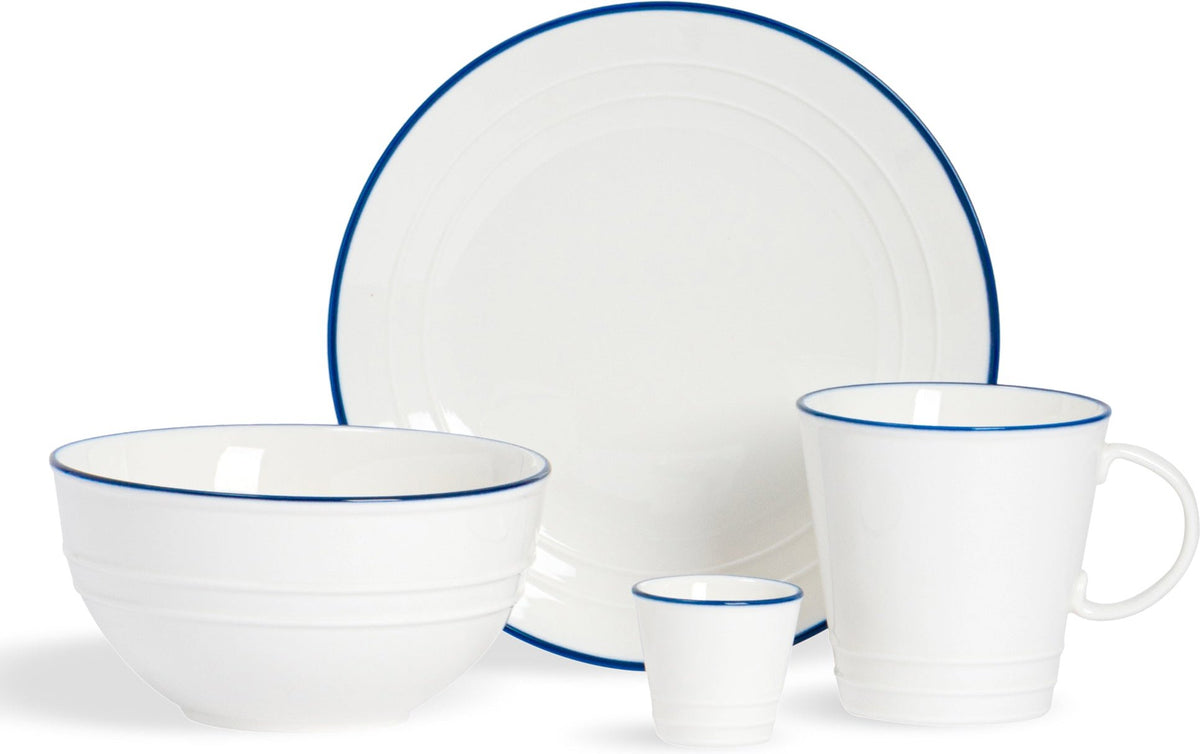 16pc Farmhouse Porcelain Dinner Set