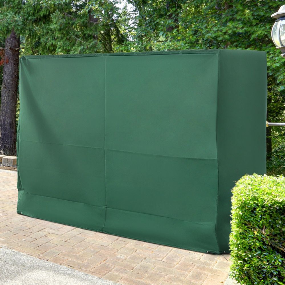 230x315cm 3-Seat Swing Chair Cover Water UV Resistant Oxford Fabric Rattan Green