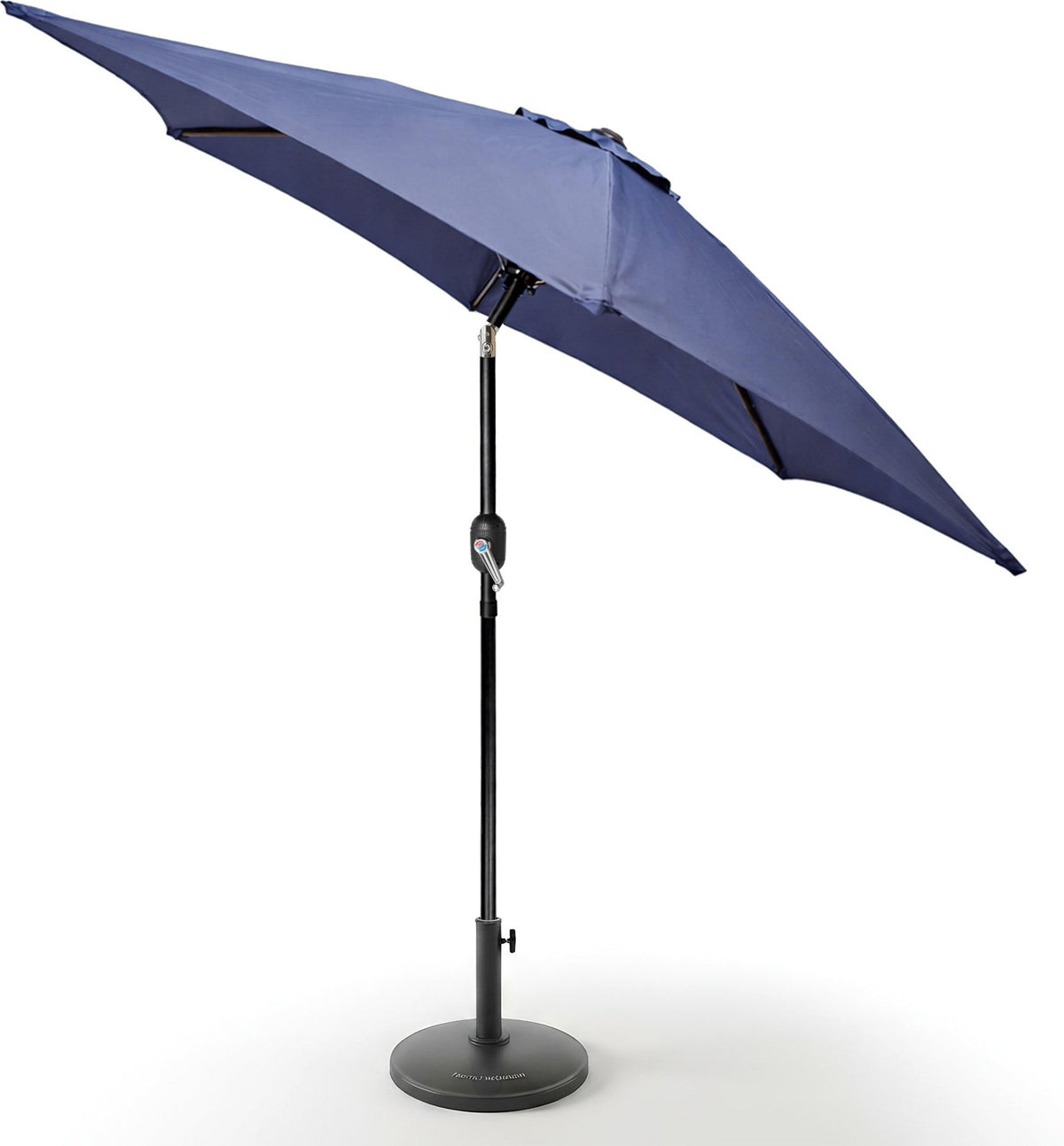 2.7M Tilting Garden Parasol and Base Set - Navy