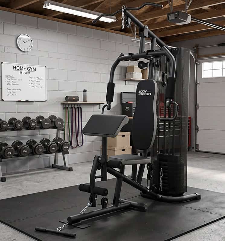 BodyTrain ES-422 Single Station Home Multi Gym 45kg Weight Stack