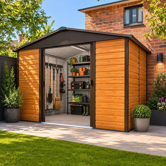 9'11 x 6'5 Yardmaster Balmoral Apex Metal Shed (3.03m x 1.97m)