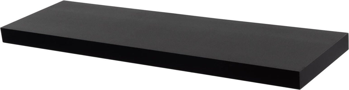 80cm Modern Floating Shelf - Black