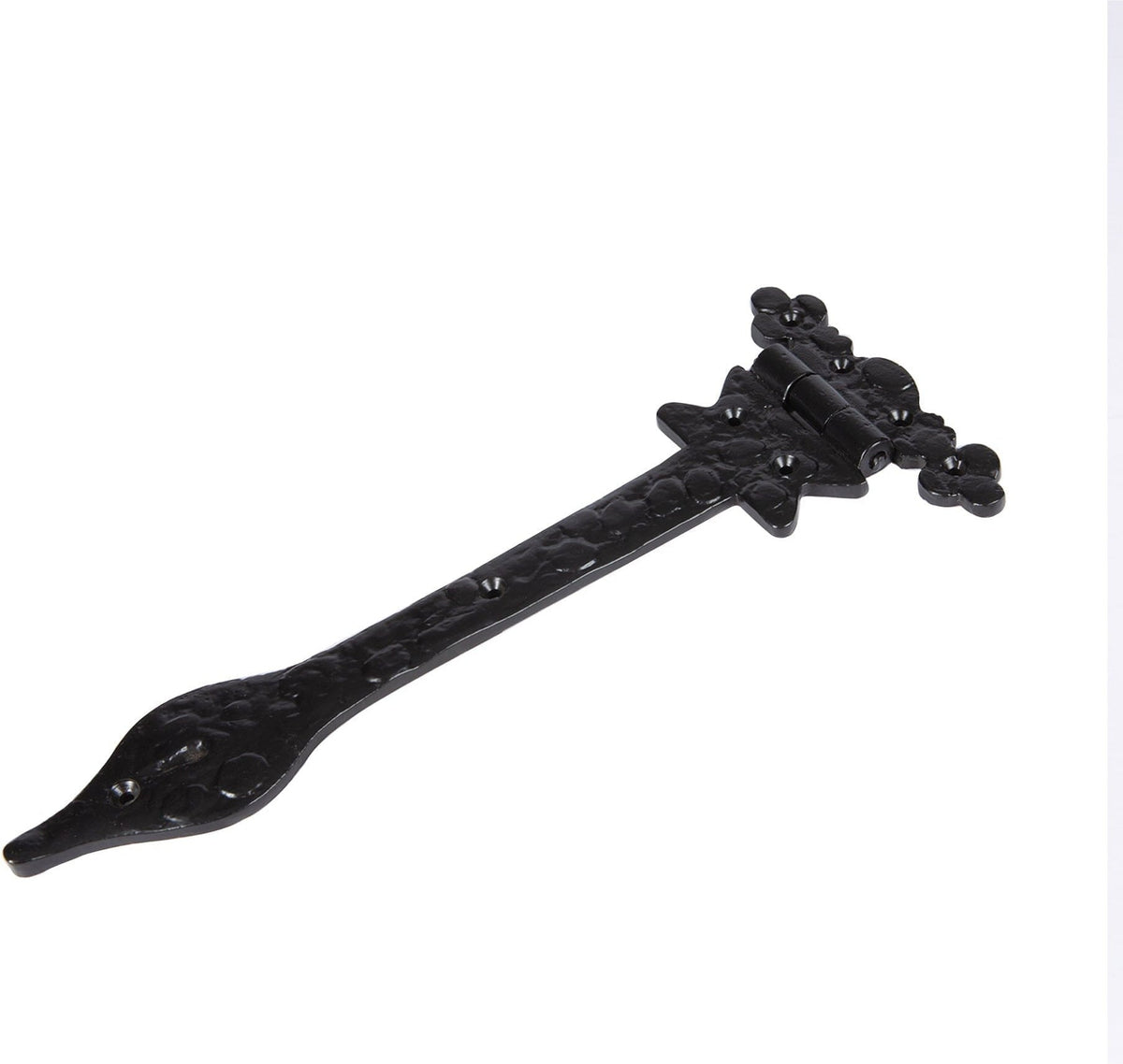 310mm Black Ornate T-Hinge