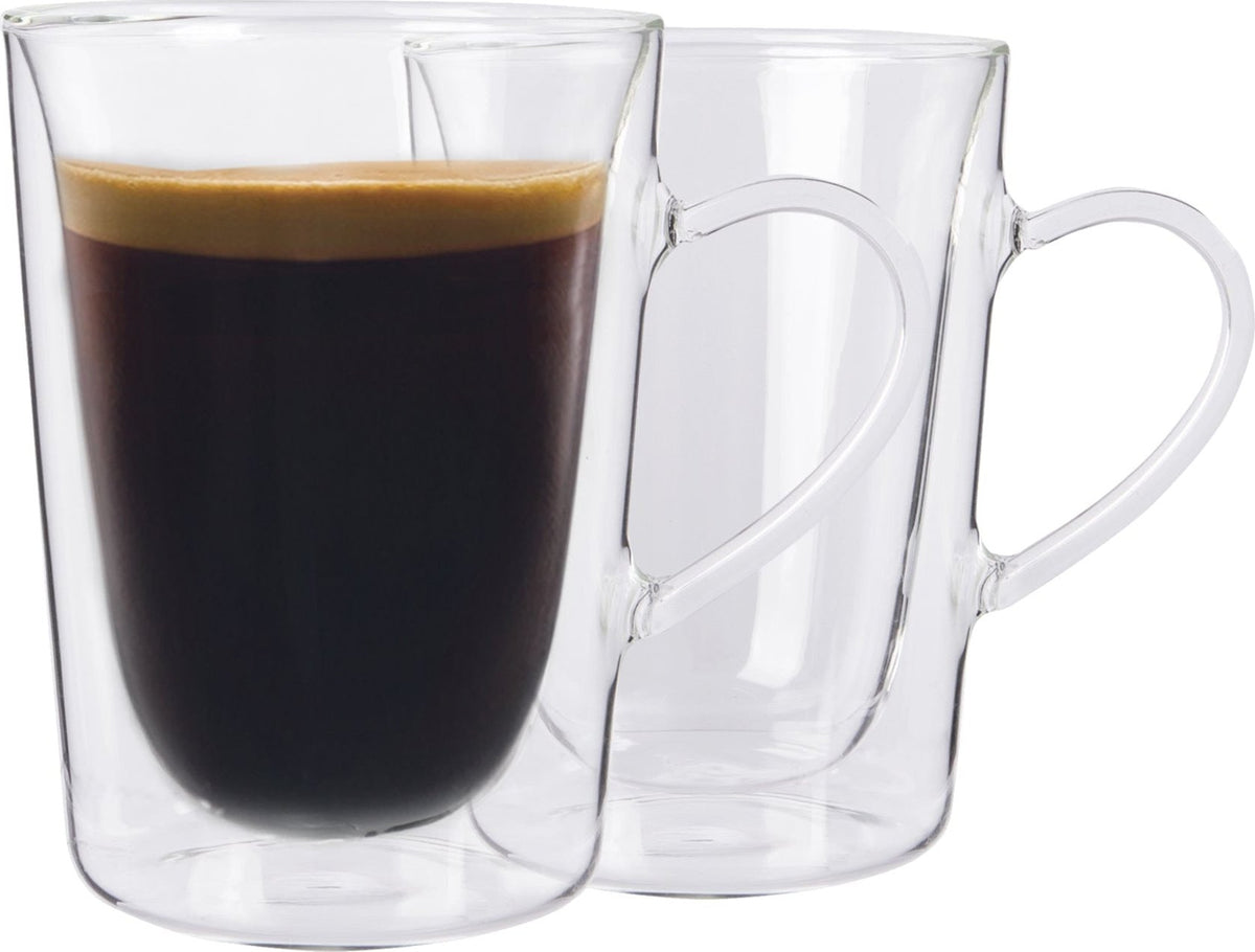 Double-Walled Glass Mugs - 285ml