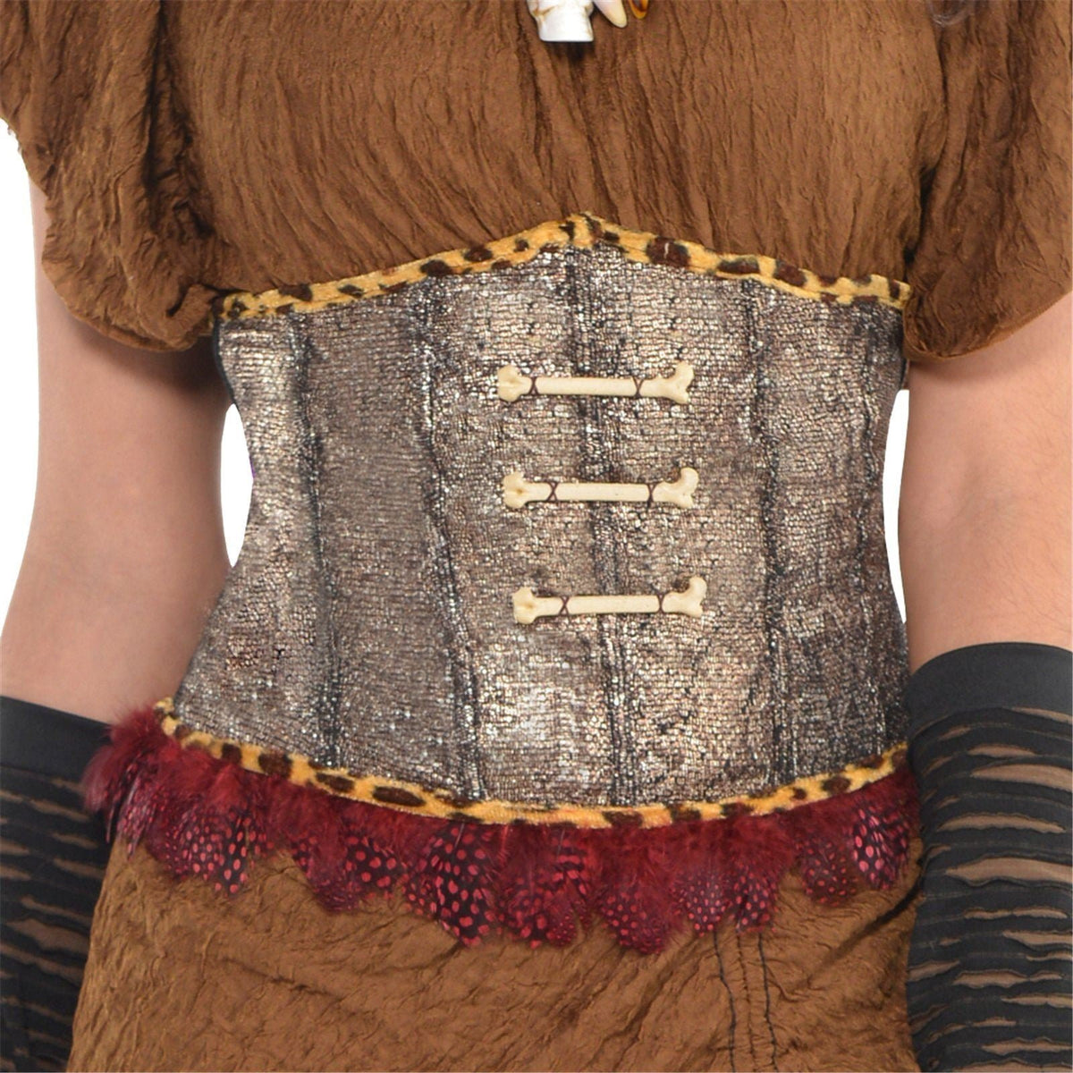 Women's Witch Doctor Voodoo Queen Waist Cincher Costume