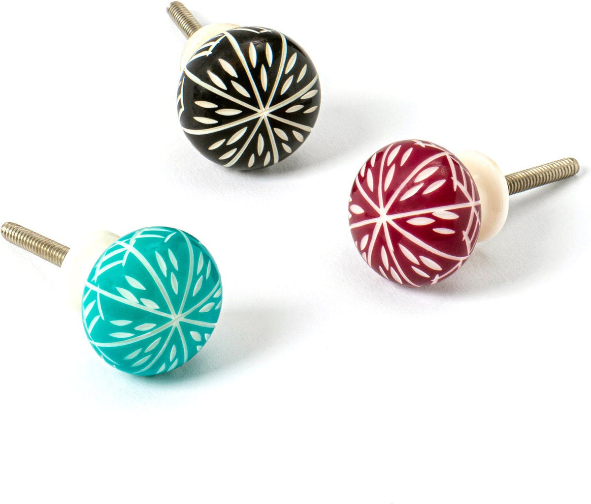 Resin Cabinet Knobs - 3 Colours