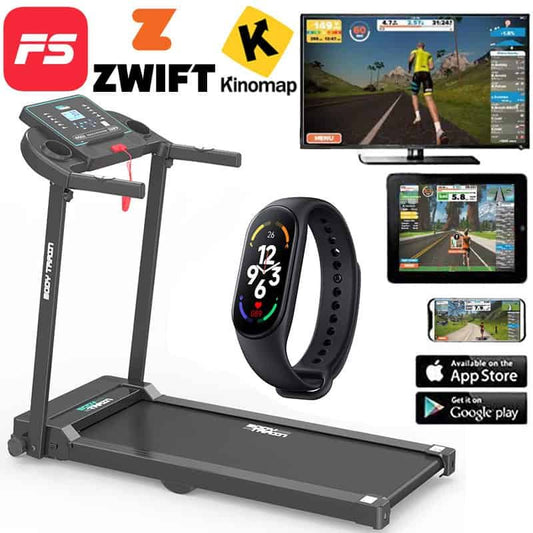 BodyTrain S80 Motorised Folding Bluetooth Treadmill
