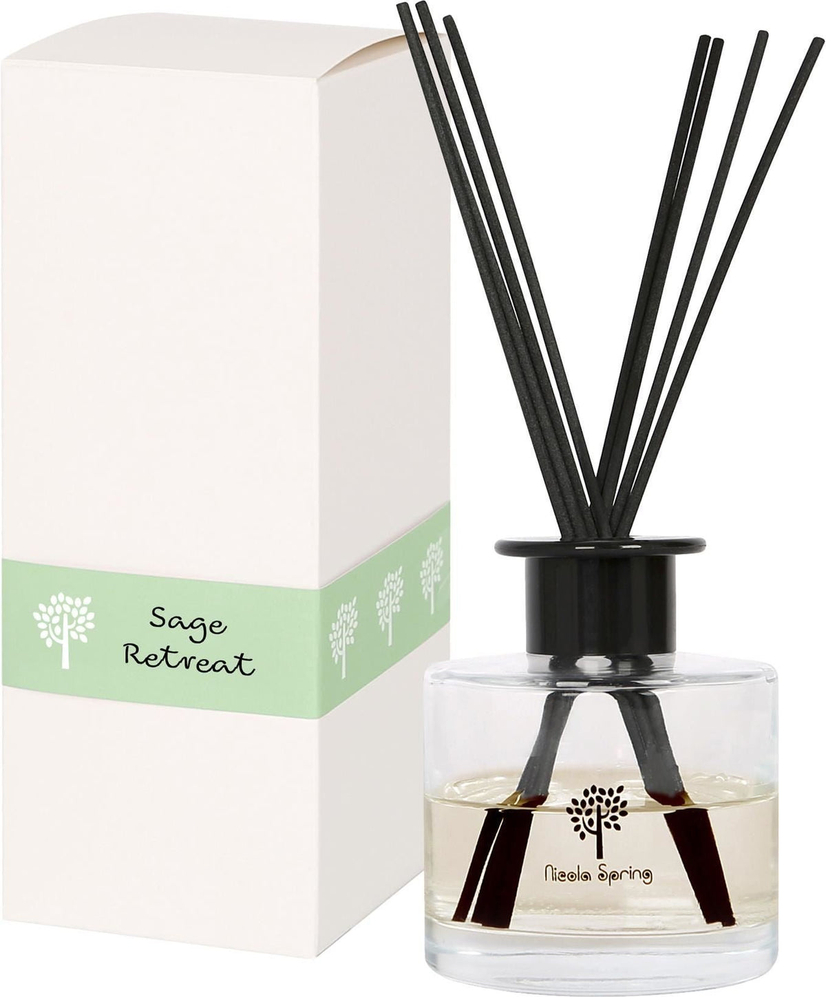 200ml Glass Reed Diffusers - Sage Retreat