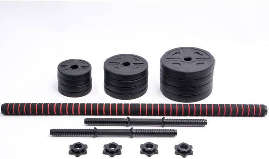Ironman 20kg Standard Dumbbell And Barbell Set