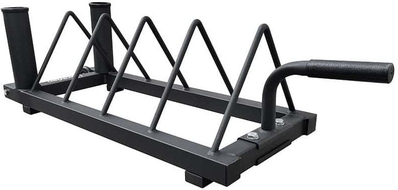 IronMan Horizontal Weight Plate Rack with Wheels