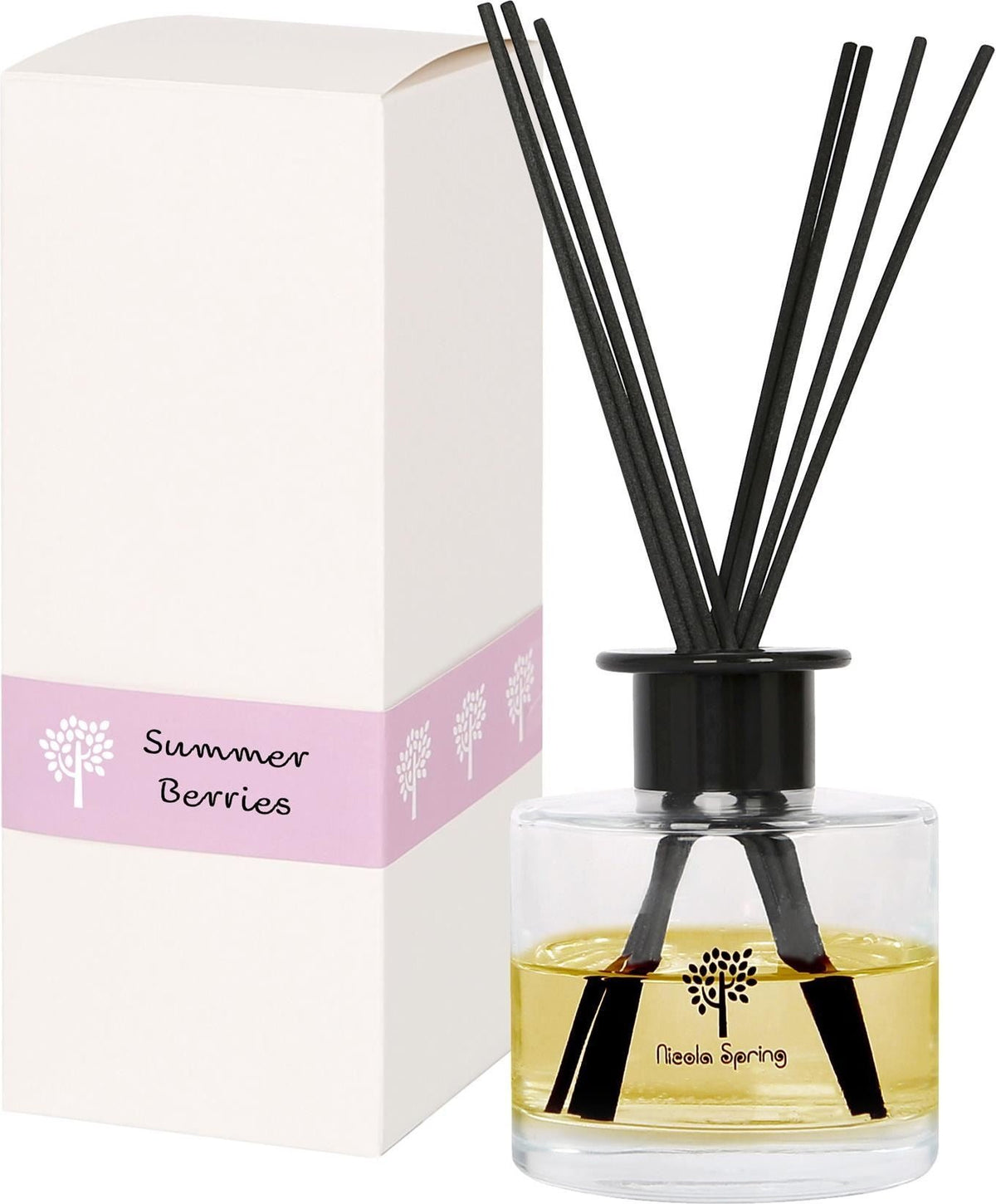 200ml Glass Reed Diffusers - Summer Berries