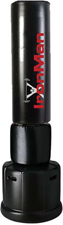 IronMan Kickboxing Free Standing Punch Bag with Lower Pad
