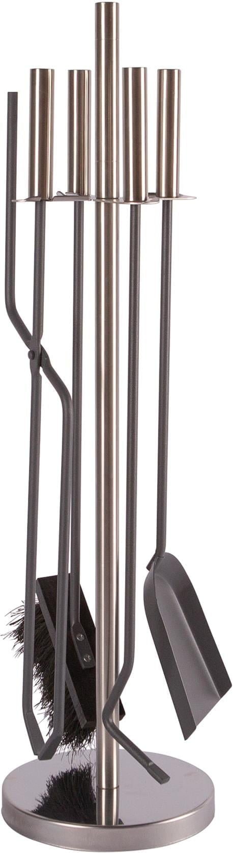 5pc Silver 'Petworth' Fireside Companion Set