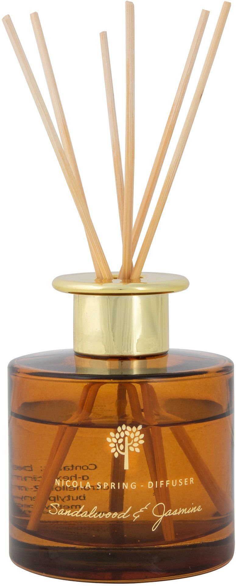 200ml Glass Reed Diffusers - Sandlewood & Jasmine