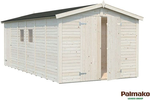 9' x 18' Palmako Dan Premium (16mm) Nordic Apex Shed (2.7m x 5.5m)