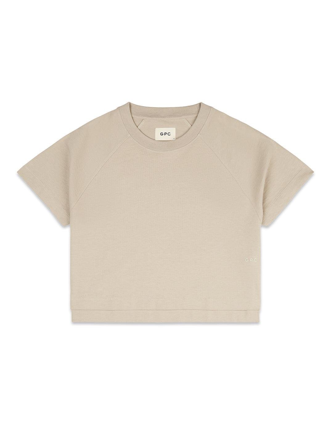 The Womens Crop Tee in Ashwood