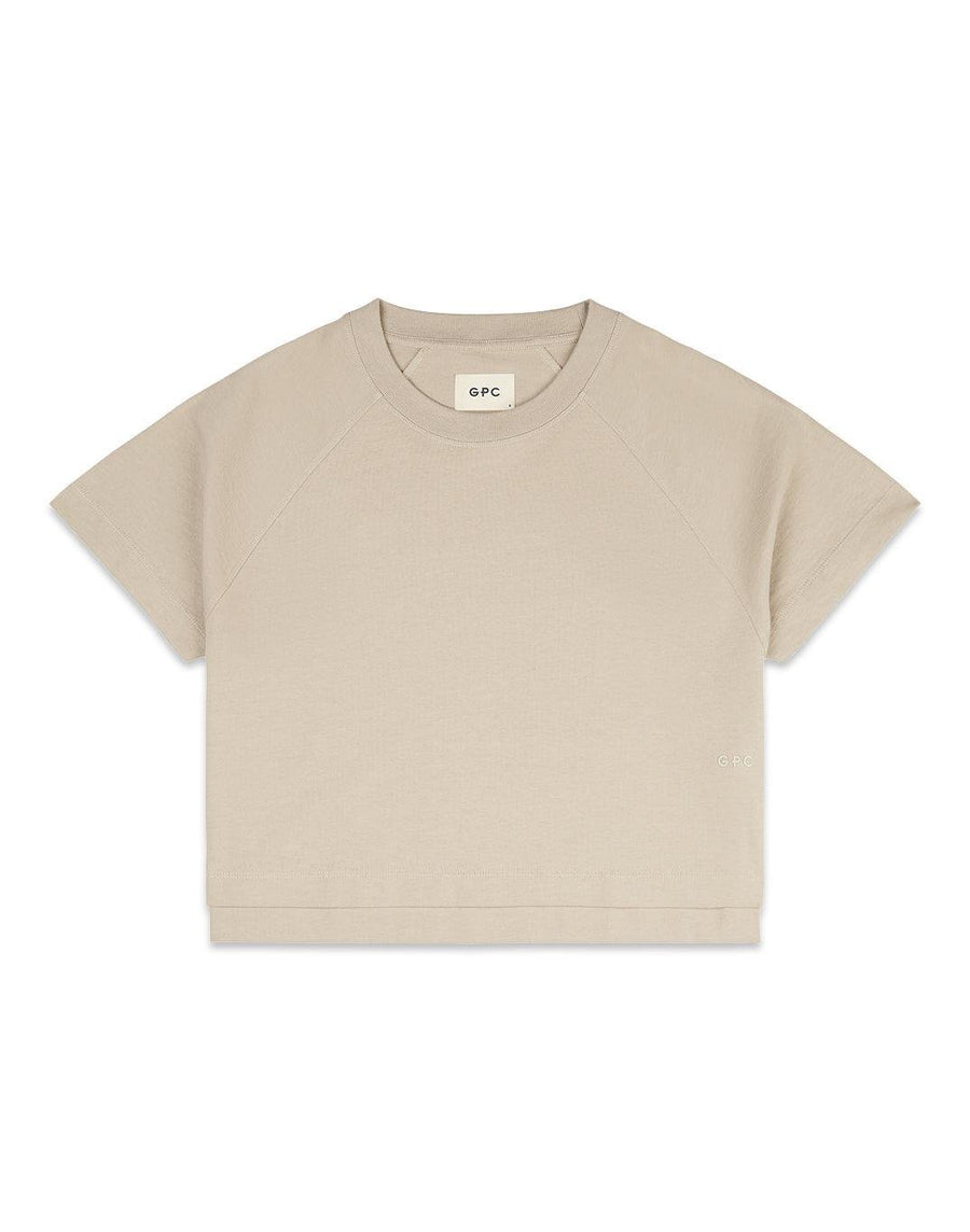 The Womens Crop Tee in Ashwood