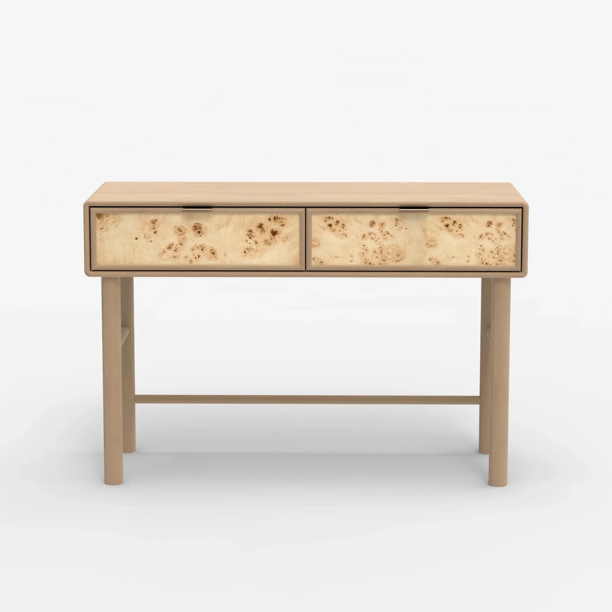 Urban Burl Two Drawer Console Table  Mango Wood- Natural