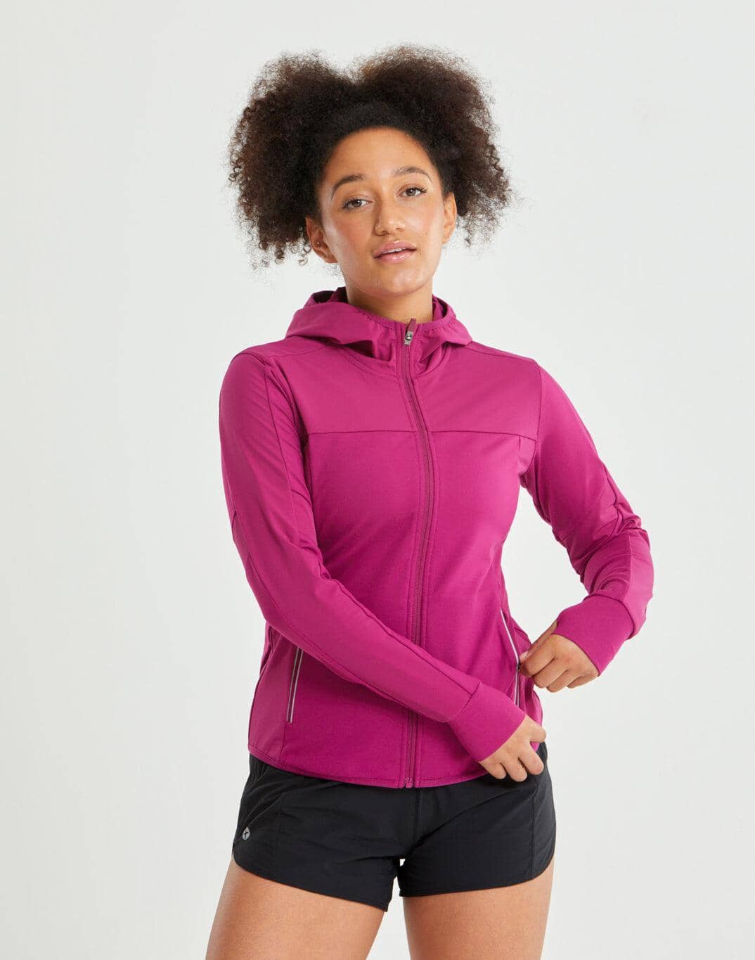 Upside Pro Hoodie in Hot Berry - XS/8 / Desert Berry