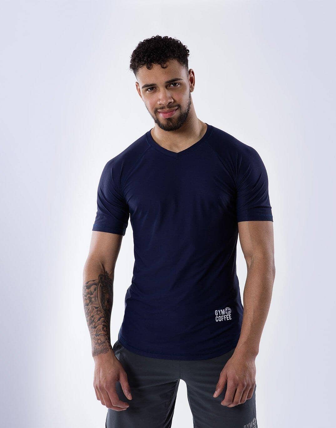 V-Tech Tee in Navy - Small / Navy