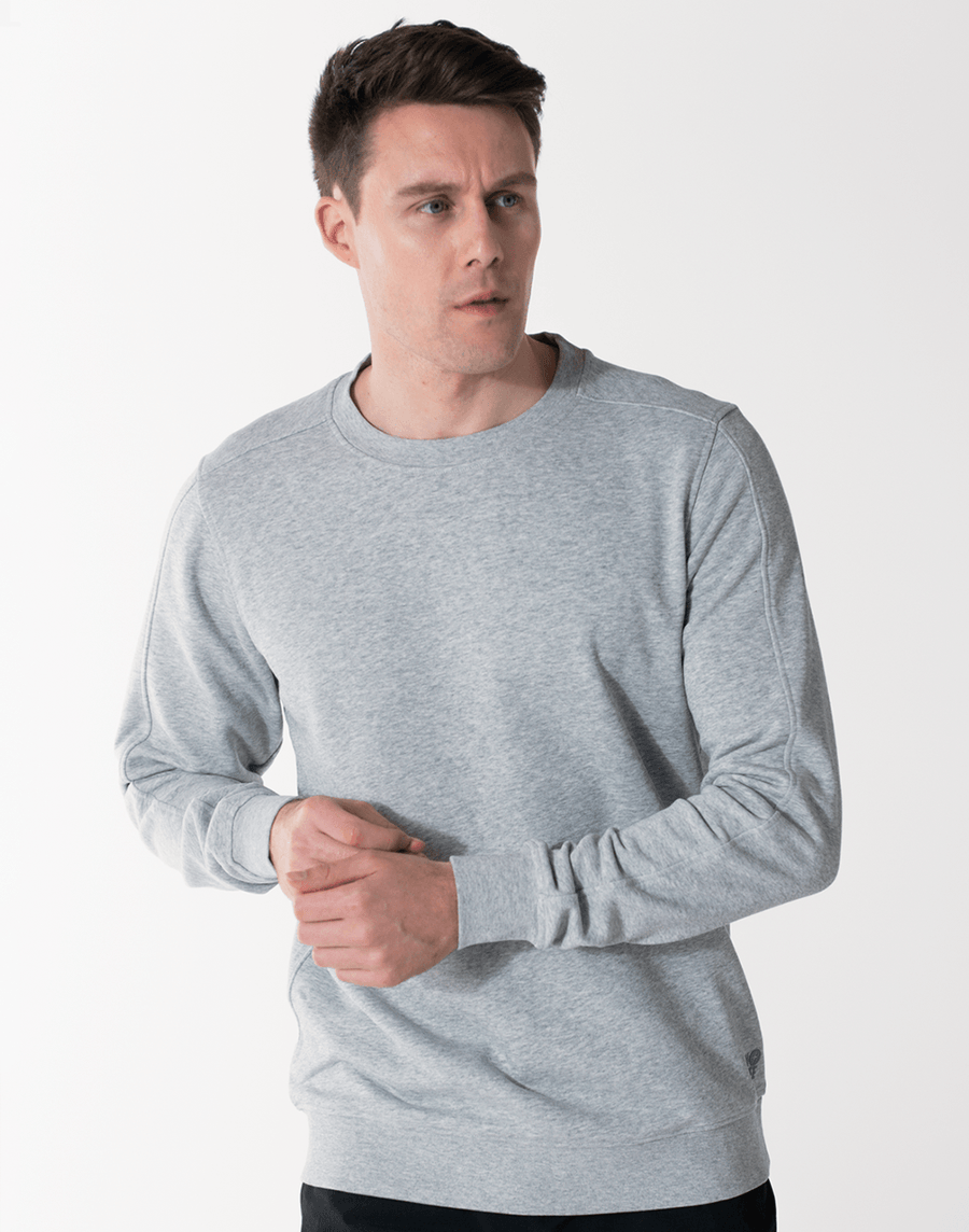 Venice Crew in Grey Marl - Small / Grey Marl