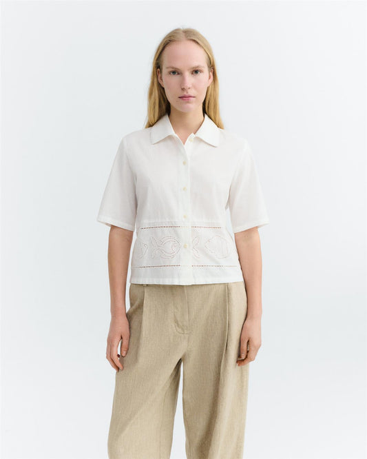 Kurzarm Bluse Modell: Vainica