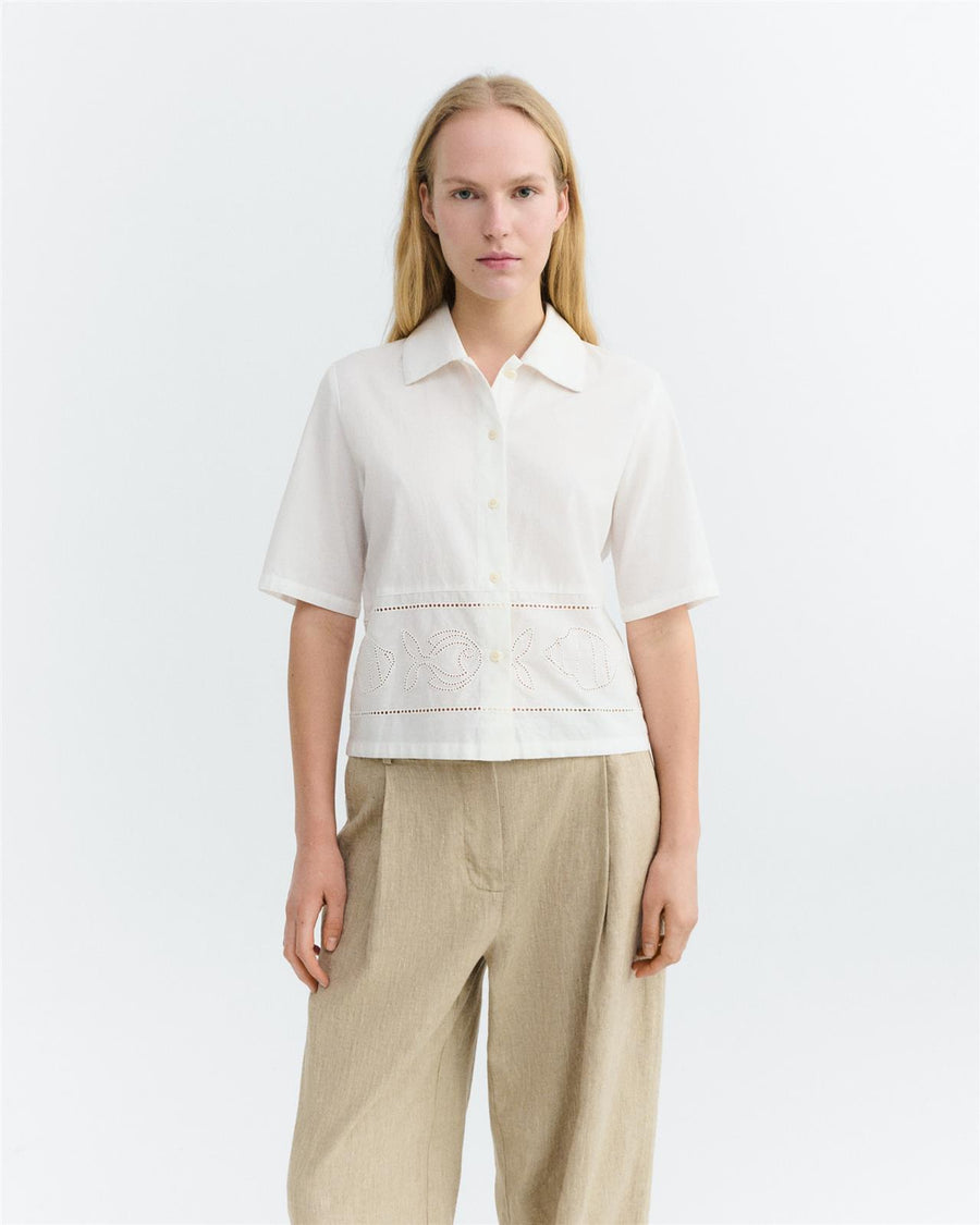 Kurzarm Bluse Modell: Vainica