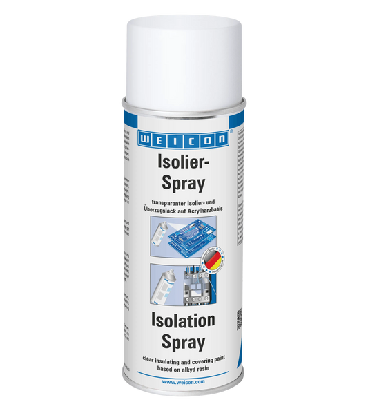 WEICON Isolier-Spray 400 ml, Isolier- & Versiegelungslack für Elektrotechnik