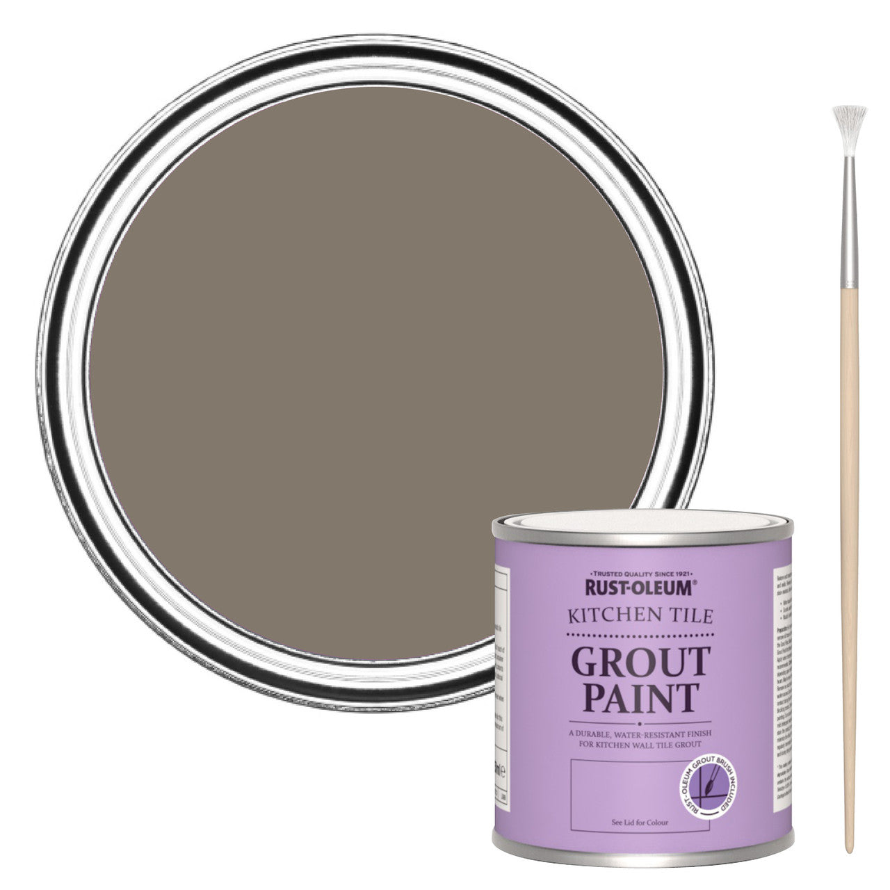 Rust-Oleum Brown Kitchen Grout Paint - Windy Nook 250ml