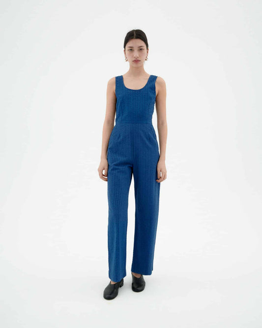 Seersucker Jumpsuit Modell: Rafelesia