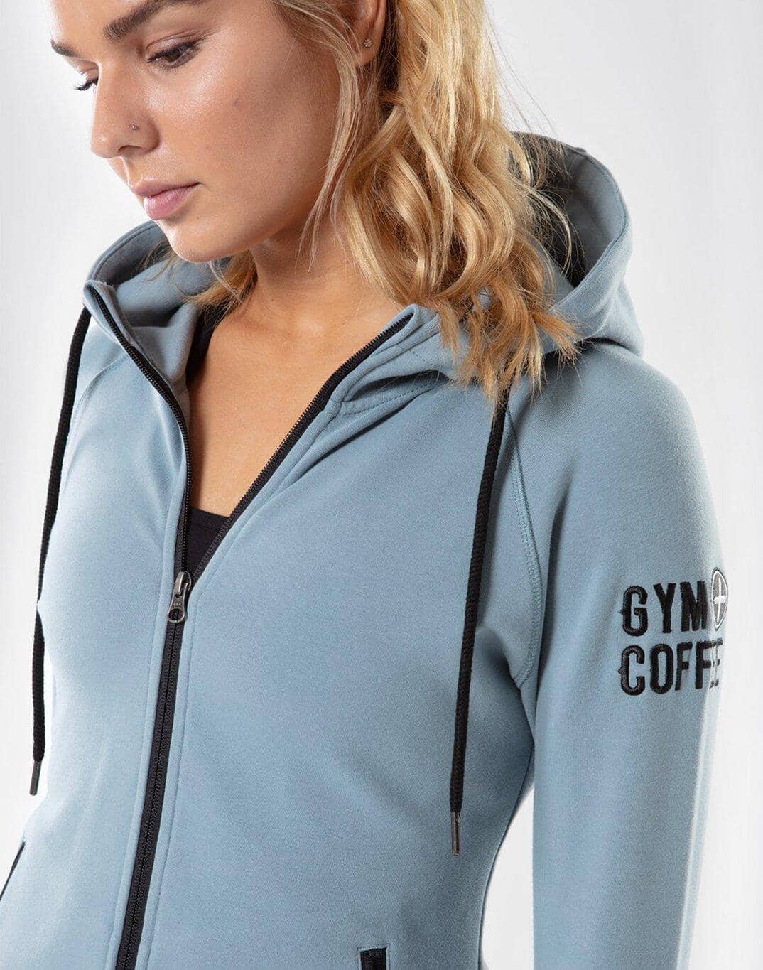 Chill Zip Hoodie in Steel Blue - XS/8 / Steel Blue