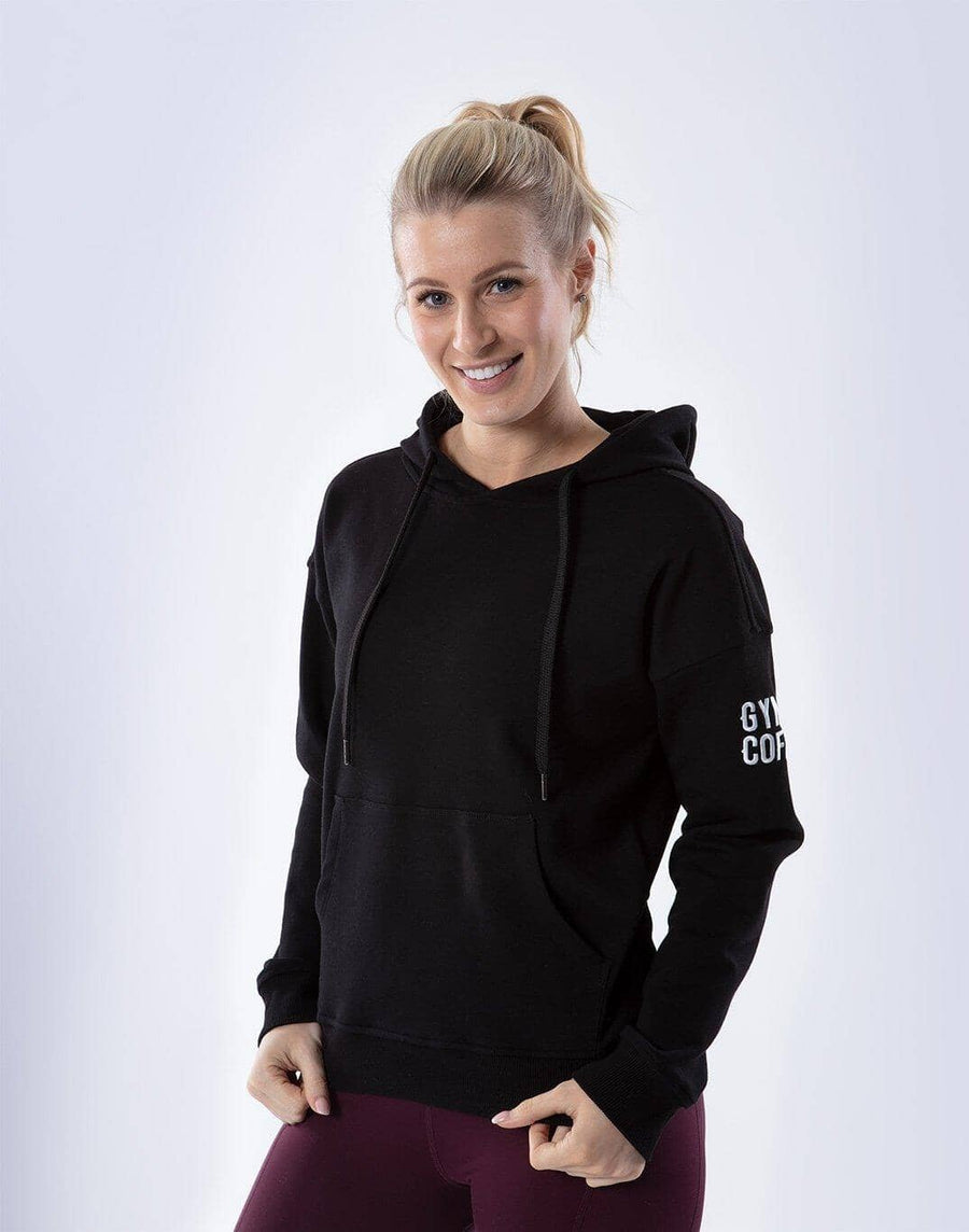 Women's Pullover Hoodie in Black - XS/8 / Black