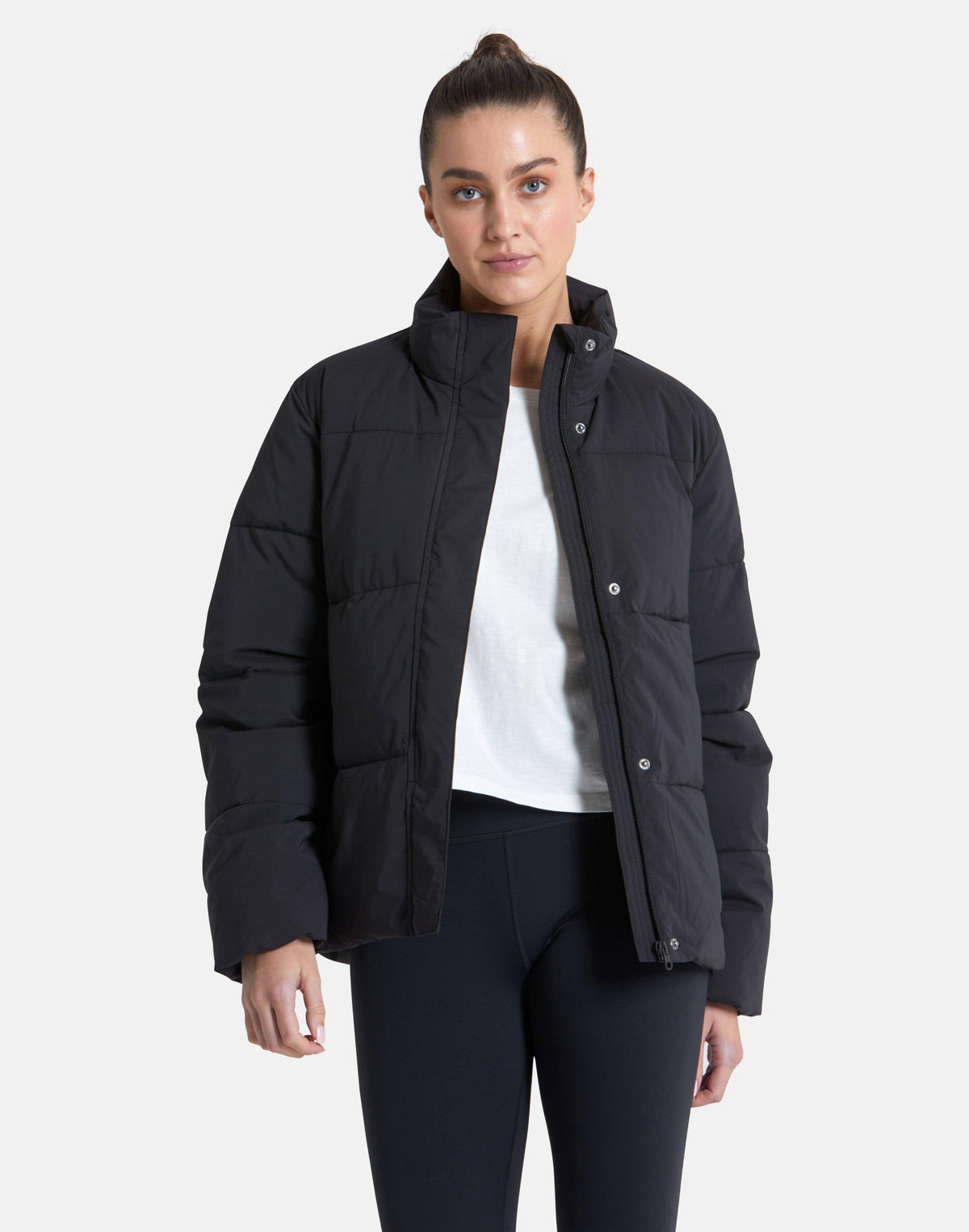 Womens Urban Expedition Puffer Jacket in Jet Black - S/10 / Jet Black