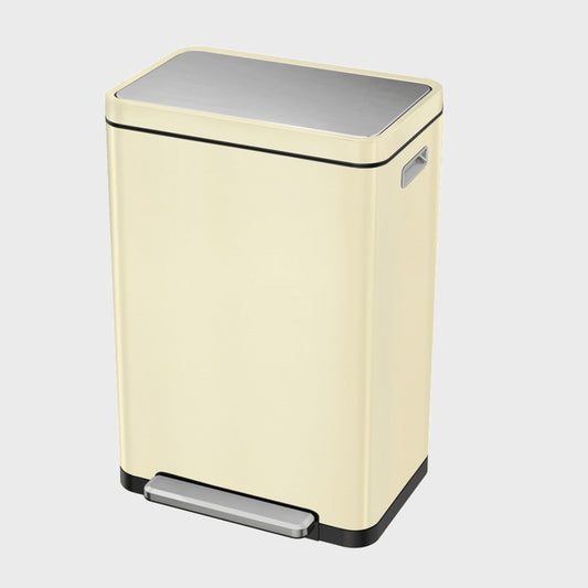 EKO X Cube Recycling Bin, 20+20L Cream
